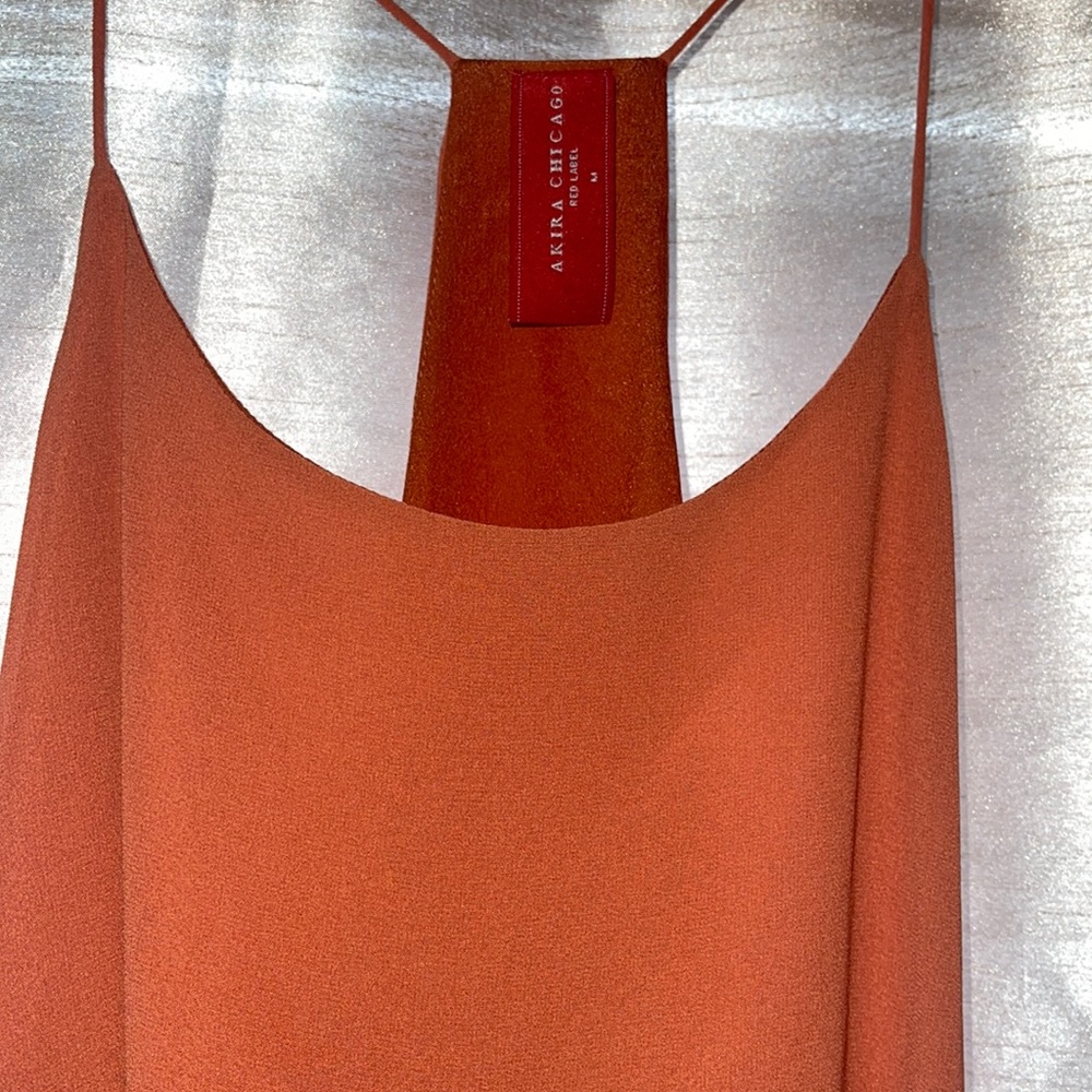 Akira Red label salmon color dress / size m